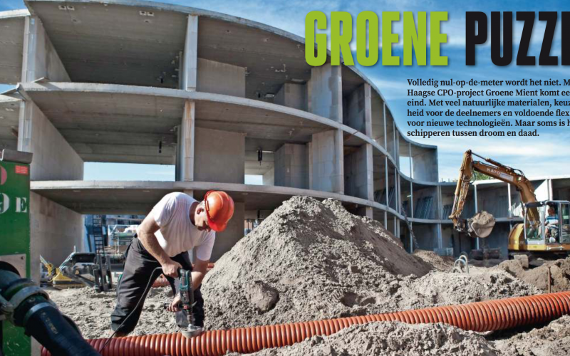 Groene Mient In Het Vakblad Cobouw.