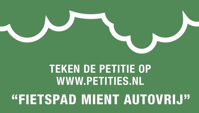 Petitie: Fietspad Mient Autovrij